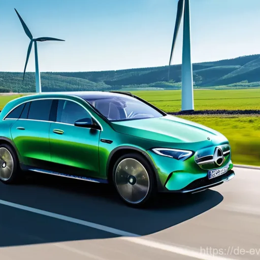 전기차 친환경 인증 비교 인증 프로그램 - **Prompt:** "A comprehensive and optimistic visual journey of an electric vehicle's sustainability. ...